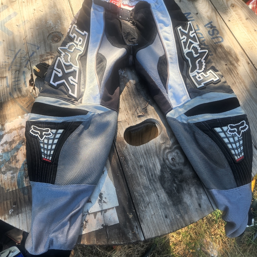 Fox 360 riding pants, size 11 MSR riding boots